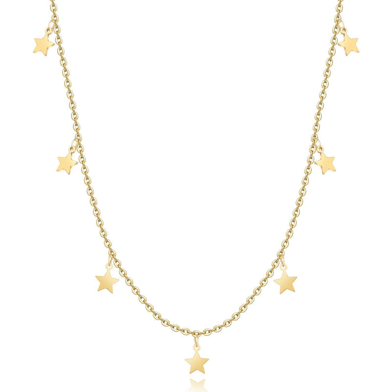 Collier ras de cou étoiles