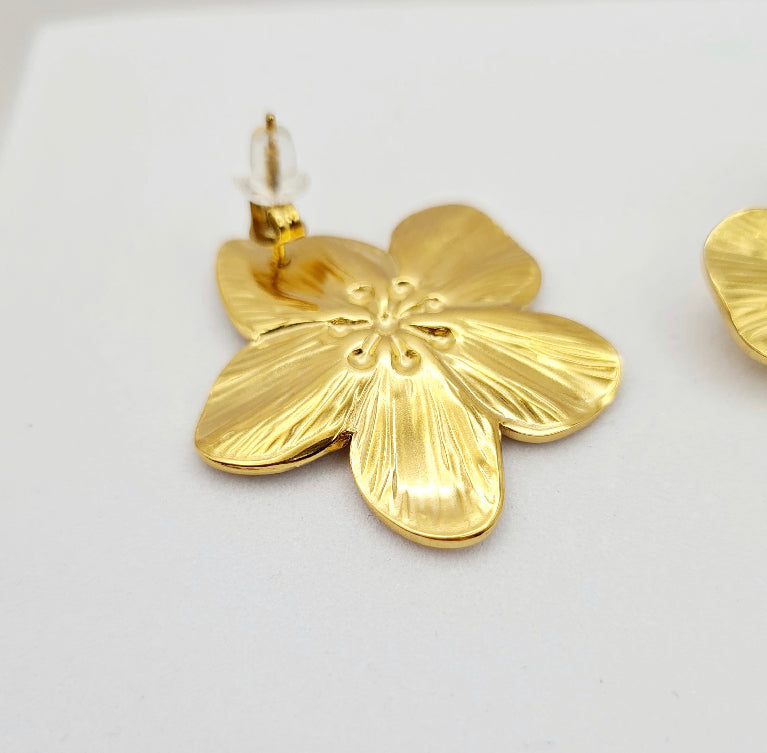 Boucles d’oreilles Fleurs d’hibiscus